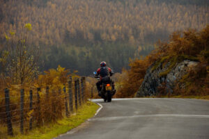 Exploring Mid Wales and the Elan Valley on a motorbike